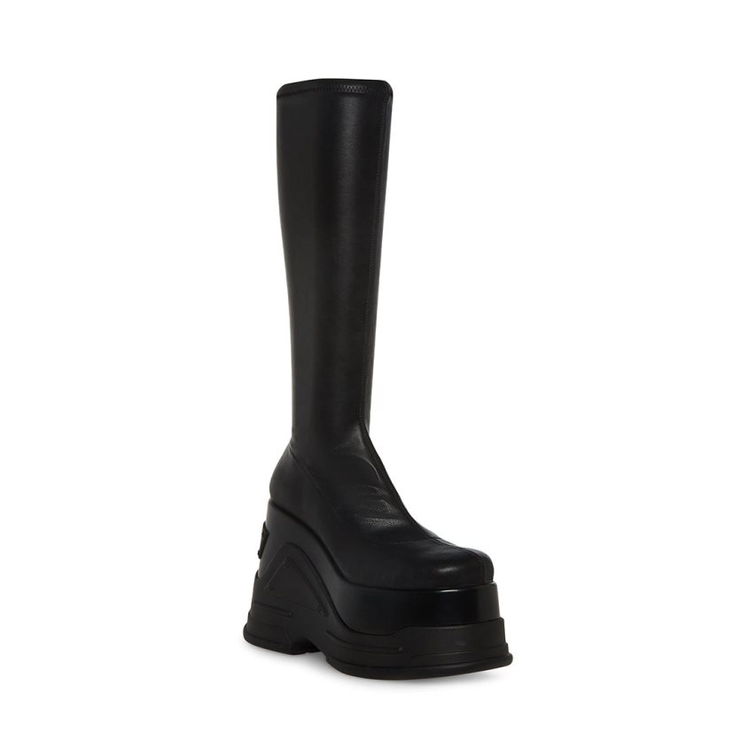 Botas Altas Steve Madden Purpose Mujer Negras | ES OM3E98